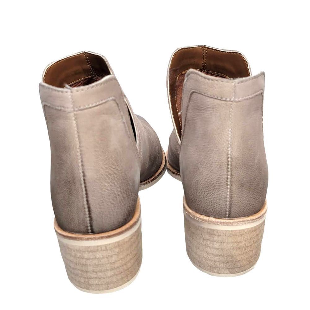 Crevo Collins Hand Burnished Genuine Leather Boot Taupe US 6.5 - Picture 7 of 14